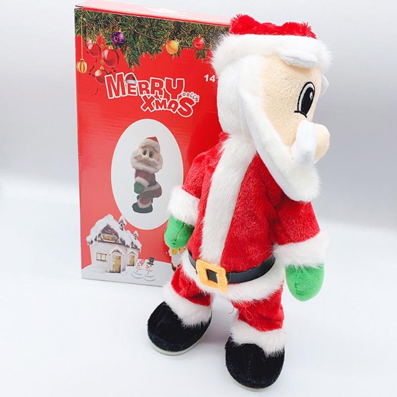 Cute Gift for Kids&Adults Plastic Toy Kids Game Electric Dancing Santa Claus Creative Supplies for Age 3 Kids/Adults