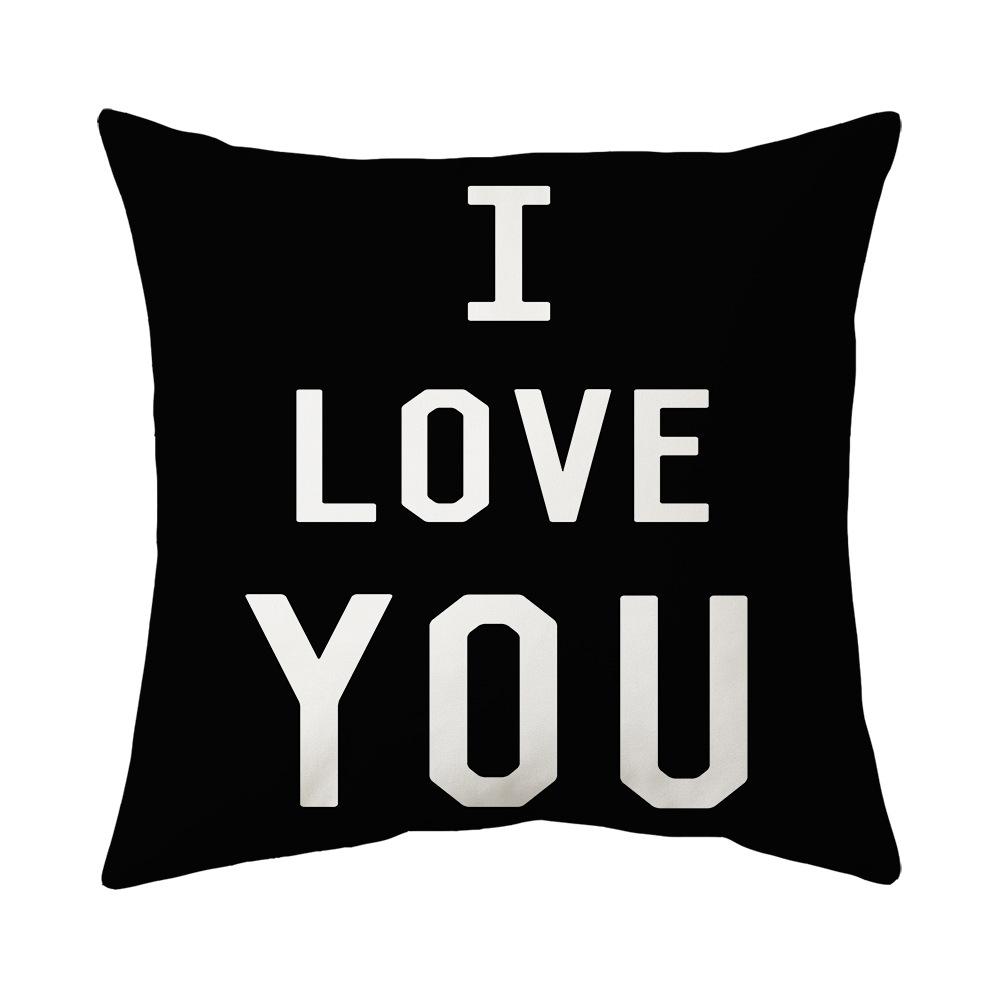 Valentine's Day Pillow New Sofa Cushion Bedside Backrest Plush Pillow Cover Shopee