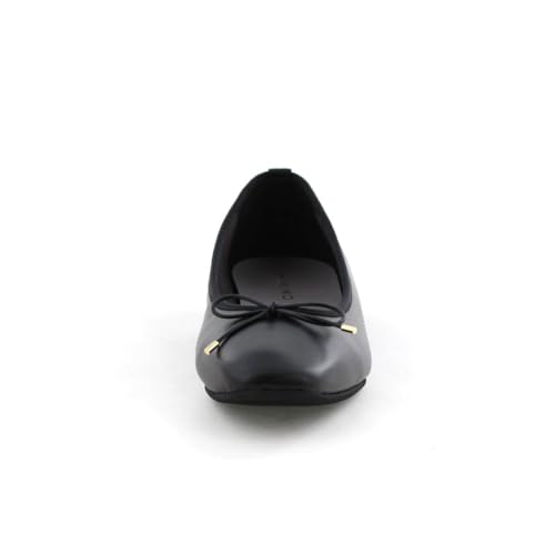 HIMIKO ballet flats, genuine leather, simple cushioned design, ballet pumps, 651307, black, size 230