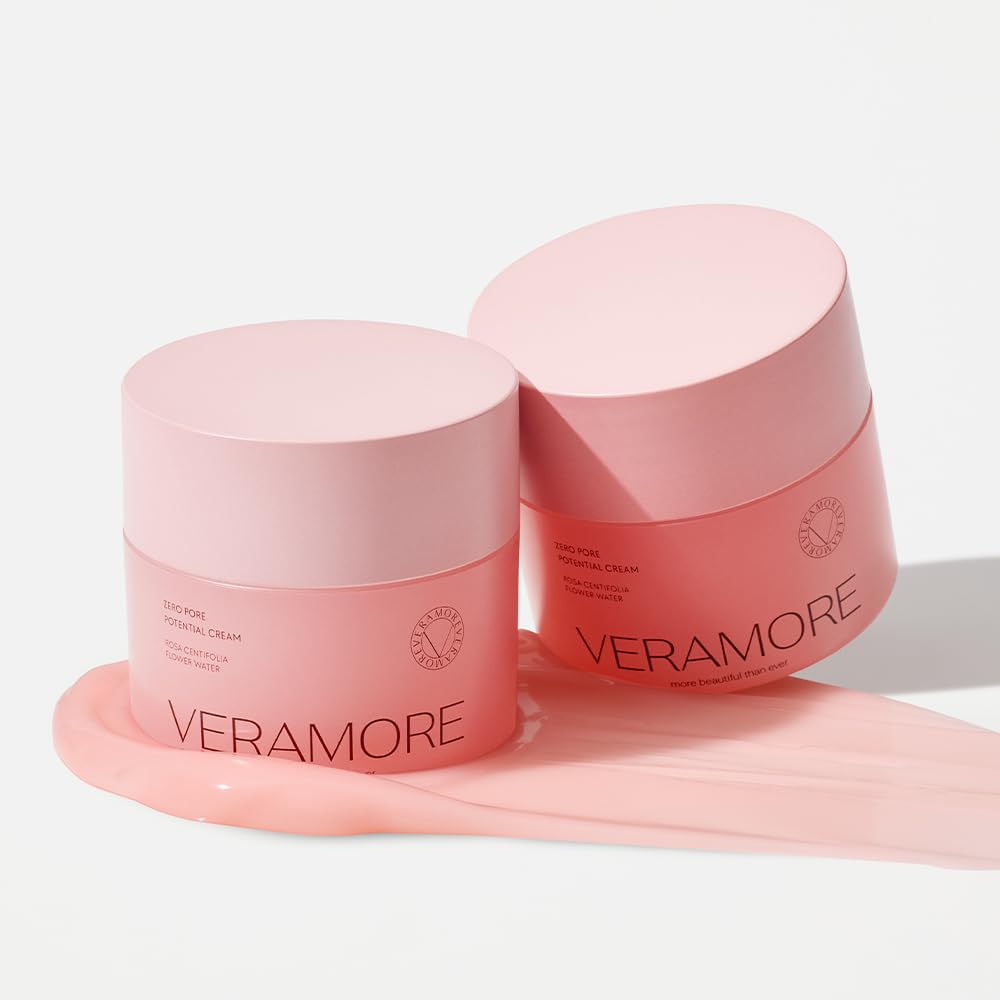 VERAMORE Zero Pore Potential Cream Pore Peptide Daily Moisturizing Cream 50ml, Care, Moisturizing, Spicule-Infused