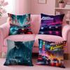 Film FFast  Furious Cushion Cover Pillow Case Ultra Soft Skin Friendly Fabric Cloud Like Comfort  Concealed Zipper