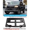 Front License Plate Frame for Ford Ranger 2019 2020 2021 2022 2023 NO Drill Front Bumper License Plate Holder Mounting Bracket Replace # KB3Z17A385A