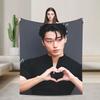 Choi San Singer Blanket Quality Warm Soft  Throw Blanket Spring Girls Boys Outdoor Print Bedspread