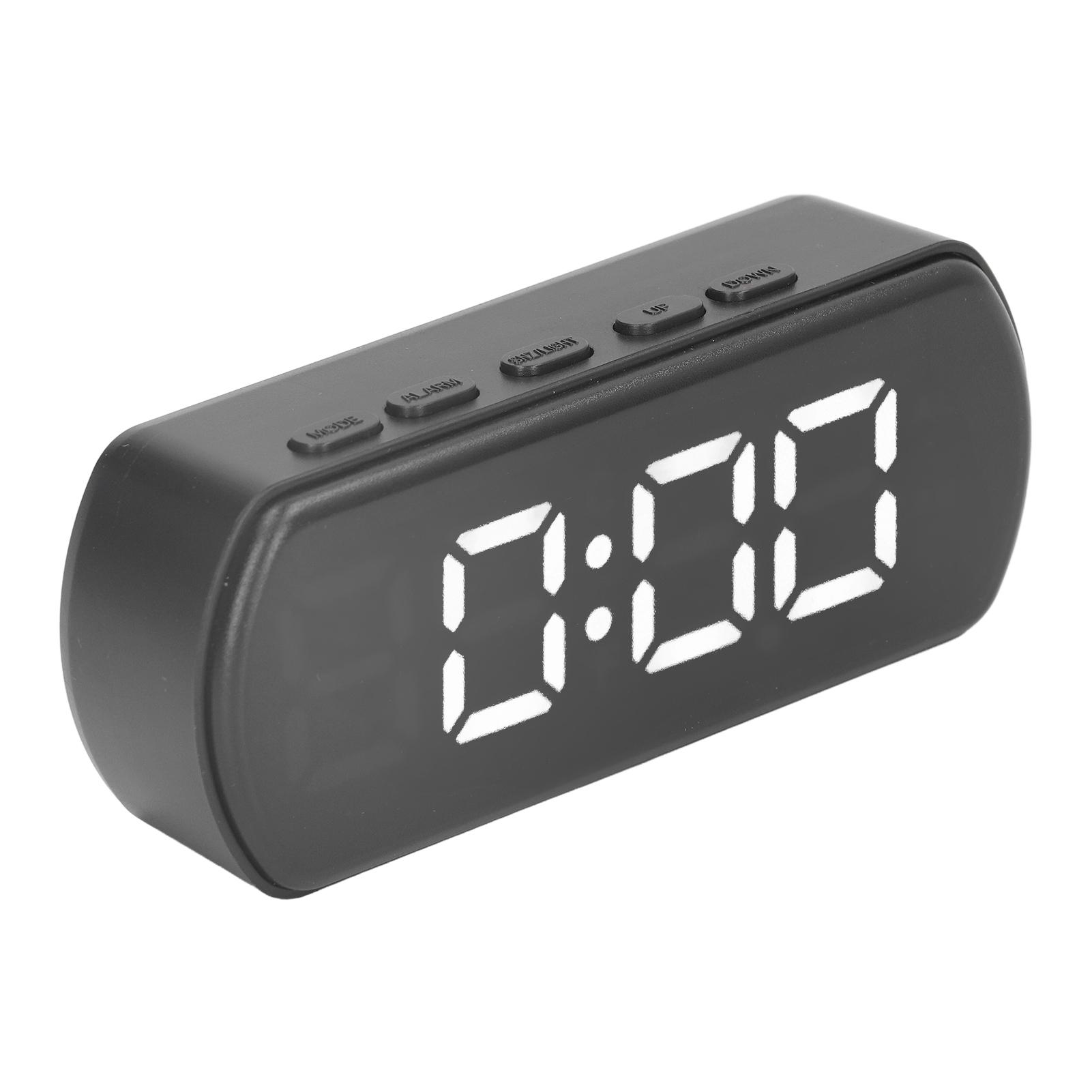 

Digital Alarm Clocks Snooze Temperature 12 24Hr Small Electronic Desk Clock with LED Display for Kitchen Bedroom