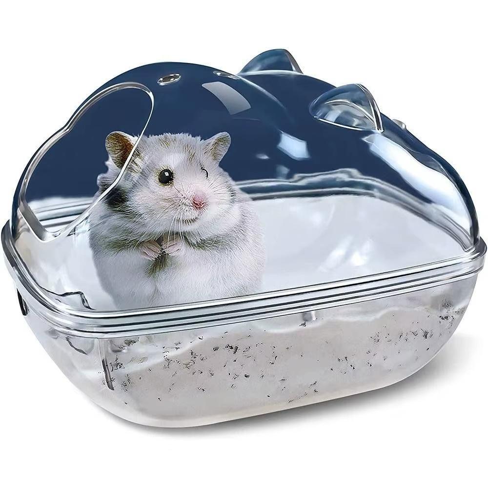 

Dual Use Hamster Bathroom Toilet Splash-proof for Golden Bear Sand Bath Pet Supplies S