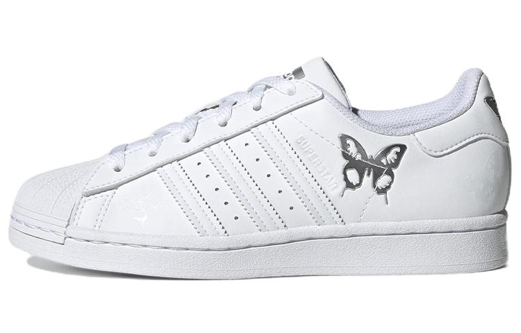 Adidas Originals SUPERSTAR Skateboard Shoes Women's Low Top White/Gray GX2168