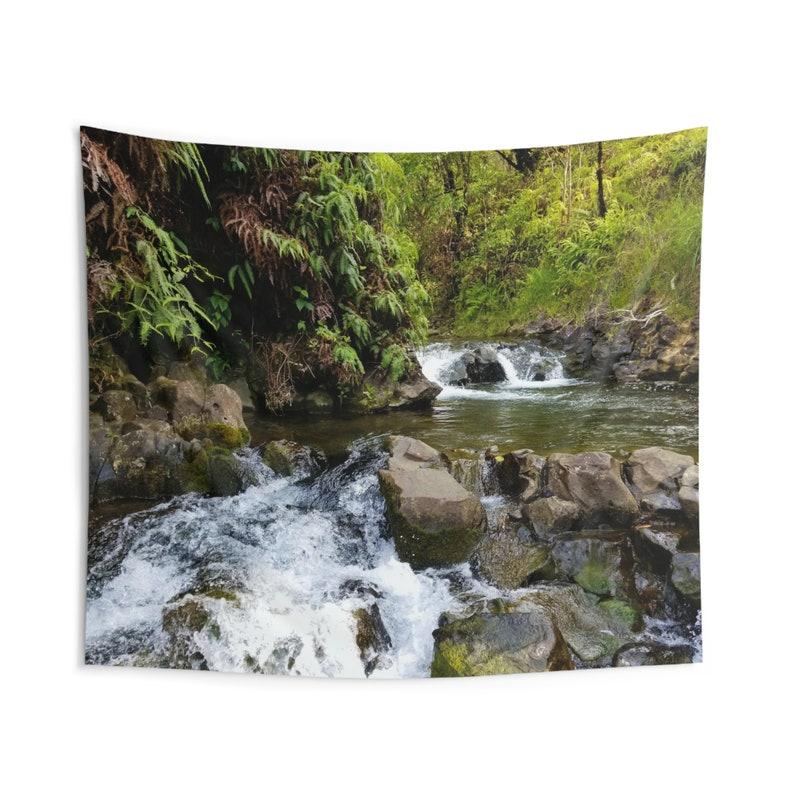 Waterfall Creek tapestry 75x100