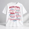 Tričko Pasta Pups 2026 Roztomilý Pes Milovník Těstovin Grafické Tričko Ležérní Unisex Košile