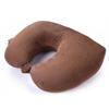 Transformable U-Shaped Neck Pillow - Solid Color Travel & Cervical Support