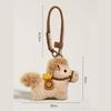 Car Ornaments Cute Cartoon Yuanbao Pony Plush Keychain Pendant Kawaii Horse Year Key Ring Decoration Accessories Gifts