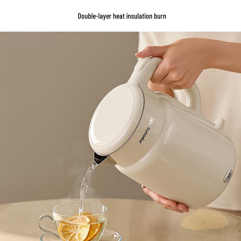 Joyoung 316L Stainless Steel 1.5L Electric Kettle with Keep Warm Function CN plug (adapter included)
