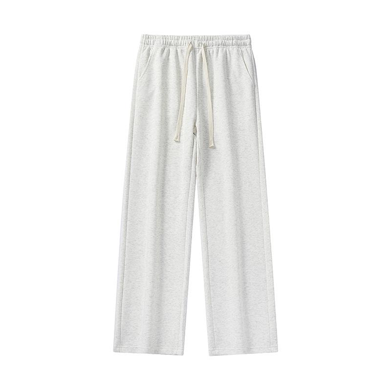 

New Casual Trousers for Men In Autumn and Winter Loose and Versatile Sports Pants Knitted Sweatpants L сірий