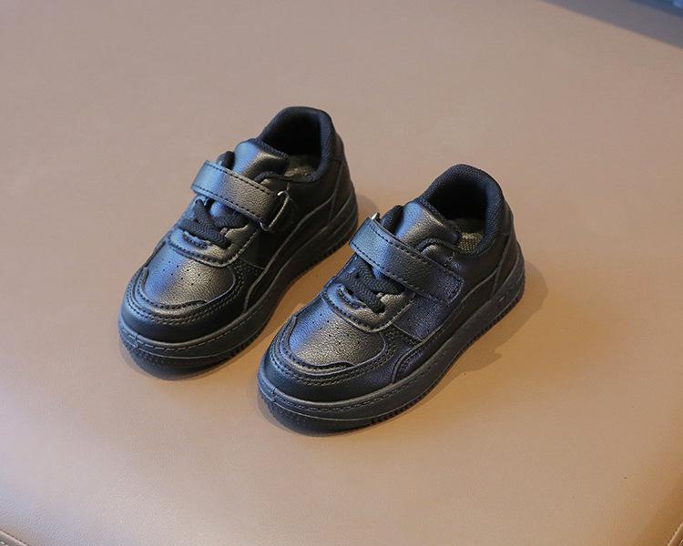 2025 Frühling & Herbst Kinder weiße Leder Sportschuhe - weiche Sohle für Jungen & Mädchen