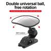 Car Rearview Mirror Wide View Safety Mirror For Infant Car Seats Clear Reflection 360°  Adjustable with Clip and Adhesive Board