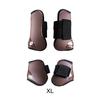 2 Pair Equestrian Supplies Jumping Leg Protection Boots Adjustable Protective Gear with Nylon Fastener Good Harness