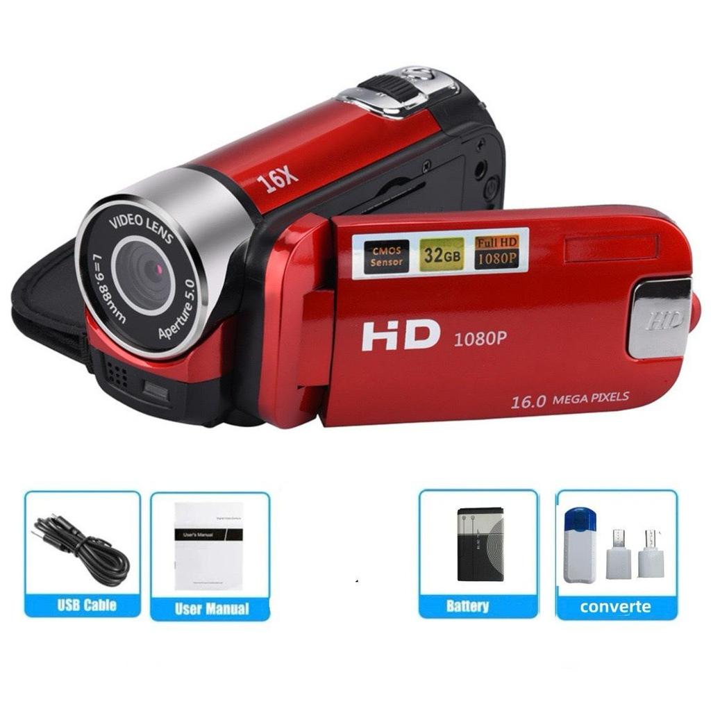 Bi-Lingual E-commerce 1080P Digital Camera for Students - 16MP HD D90