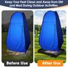 Outdoor Tent Shower Tray Camping Shower Tent Floor Base With Drain Hose Folding Shower Pan Pets Shower Basin Base For Travel