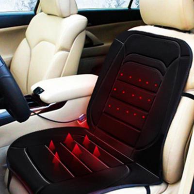 Car Seat Heater Non Slip 12V Fast Heating Automotive Seat Heater 2 Temperature Adjustable Heated Seat Pad Full Back Support