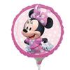 Round Aluminum Balloon - Minnie Mouse Forever - 23 Cm - Pink - Fuchsia