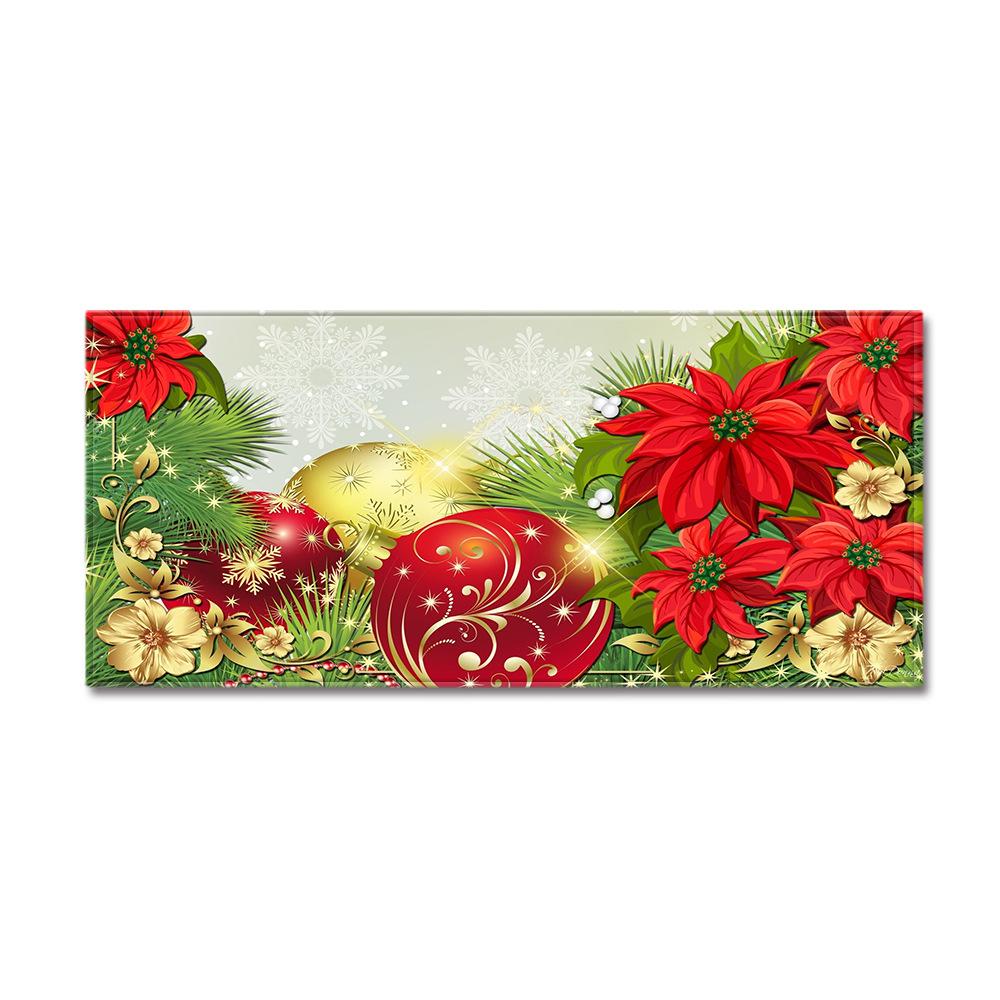 Christmas Kitchen Sand Carpet Doormat Long Floor Mat