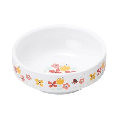 OGISO 11,5 cm Easy-Scoop Spülmaschinen- und Mikrowellengeeignet, Blume Orange, 11,5 cm Durchmesser, 17121340B100