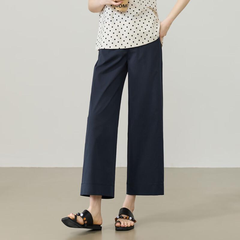 ESE-Y Women s Wrinkle-Resistant Cropped Wide-Leg Pants 30