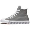 Chuck Taylor All Star High Top Leather Grey White Women's 566130C