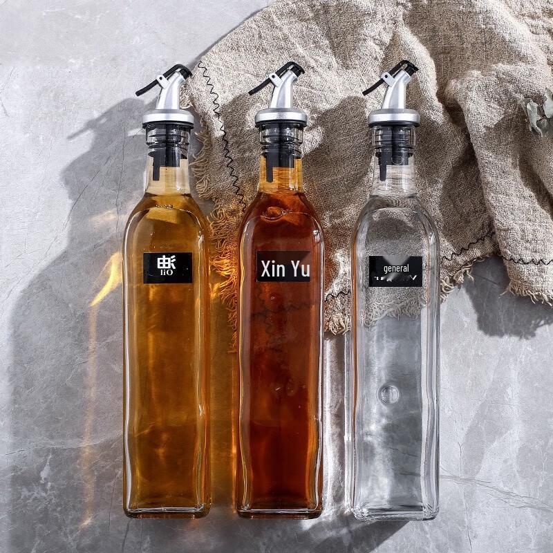 Glass Oil and Vinegar Dispenser Bottles