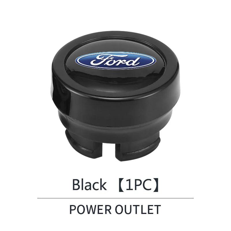 1pcs Car Cigarette Lighter Dust Cover Waterproof Dust Protector Cover For Ford Focus Mk3 Fiesta Ranger Mondeo S-MAX Kuga Mustang CVY1