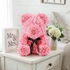 25cm Simulated Flower Bear Lovers Gifts Valentine's Day Roses Rose Flower Bear Ornaments  Birthday
