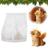 Kreative Katze Hund Kerzenform Tier Silikonform Seife Kuchen Kerzen Weihnachtsdeko Tonkunst Dekoration Schokoladenwerkzeuge K0J2