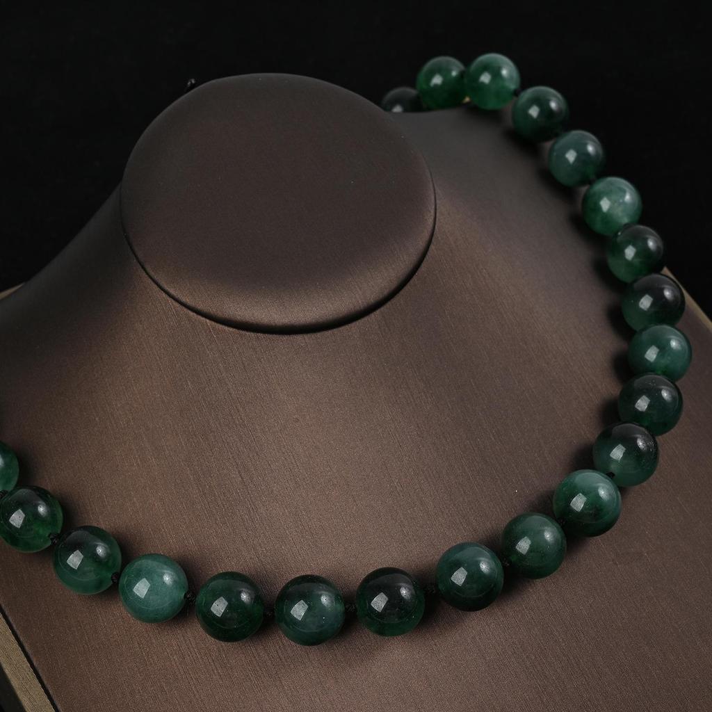Temperament elegant: Set Brățară & Cercei Retro cu Lanț pentru Pulover, Jad & Cubic Zirconiu