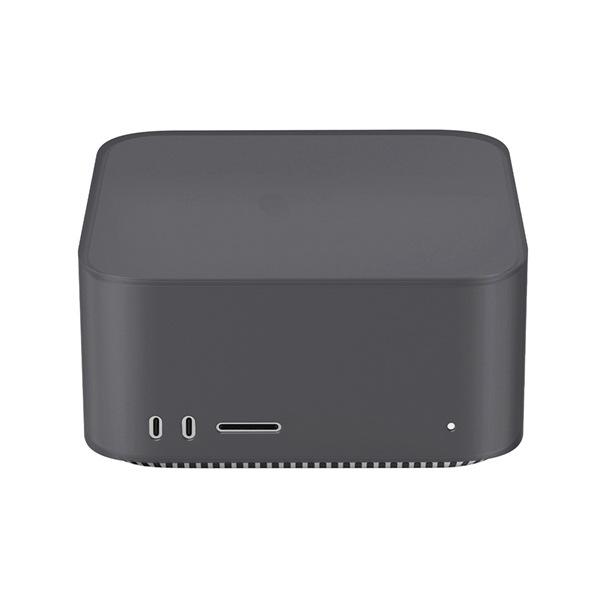 Transparent Black Silicone Case for 2025 Apple Mac Studio Host
