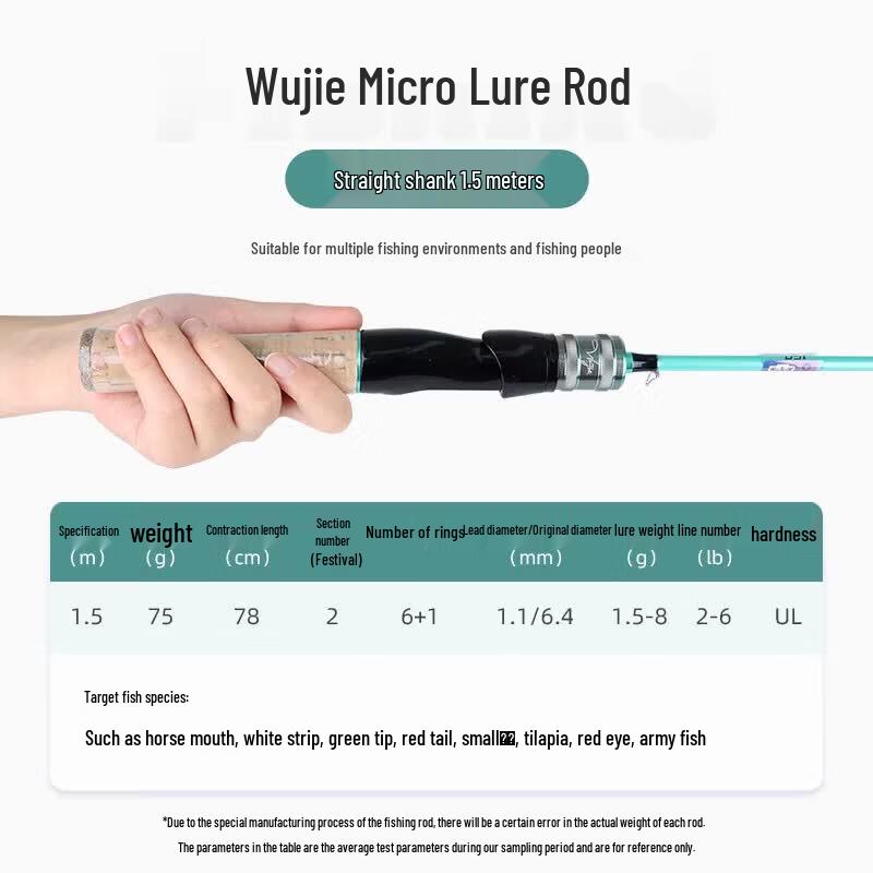 Yuzhiyuan Micro Lure Fishing Rod Set