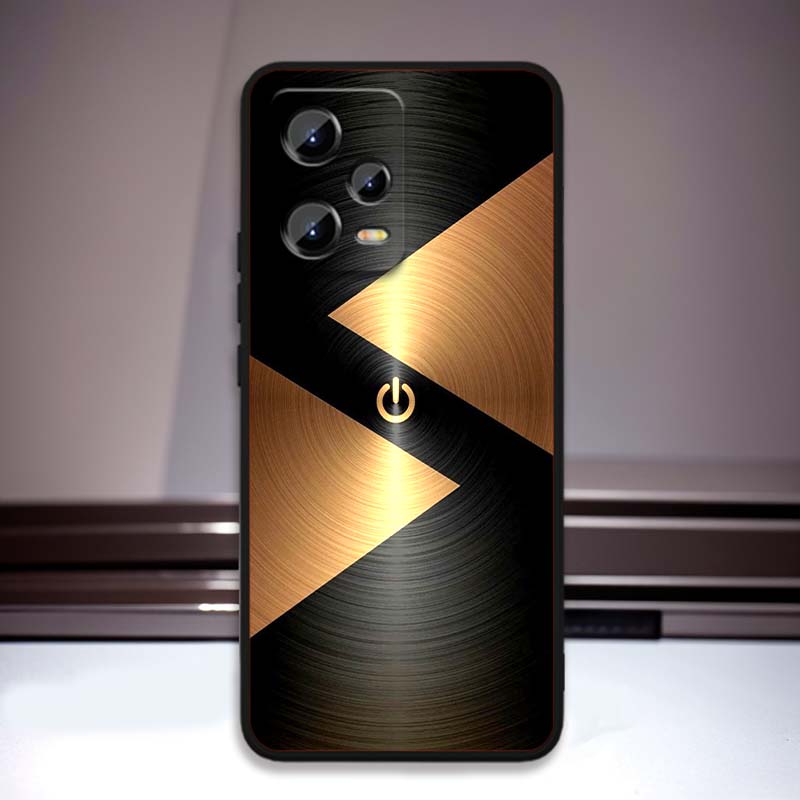 Art colored luminous pattern Phone Case For Xiaomi Redmi Note 15 14 13 12 12S 11E 11 11S Pro Plus 4G 5G Black Soft TPU