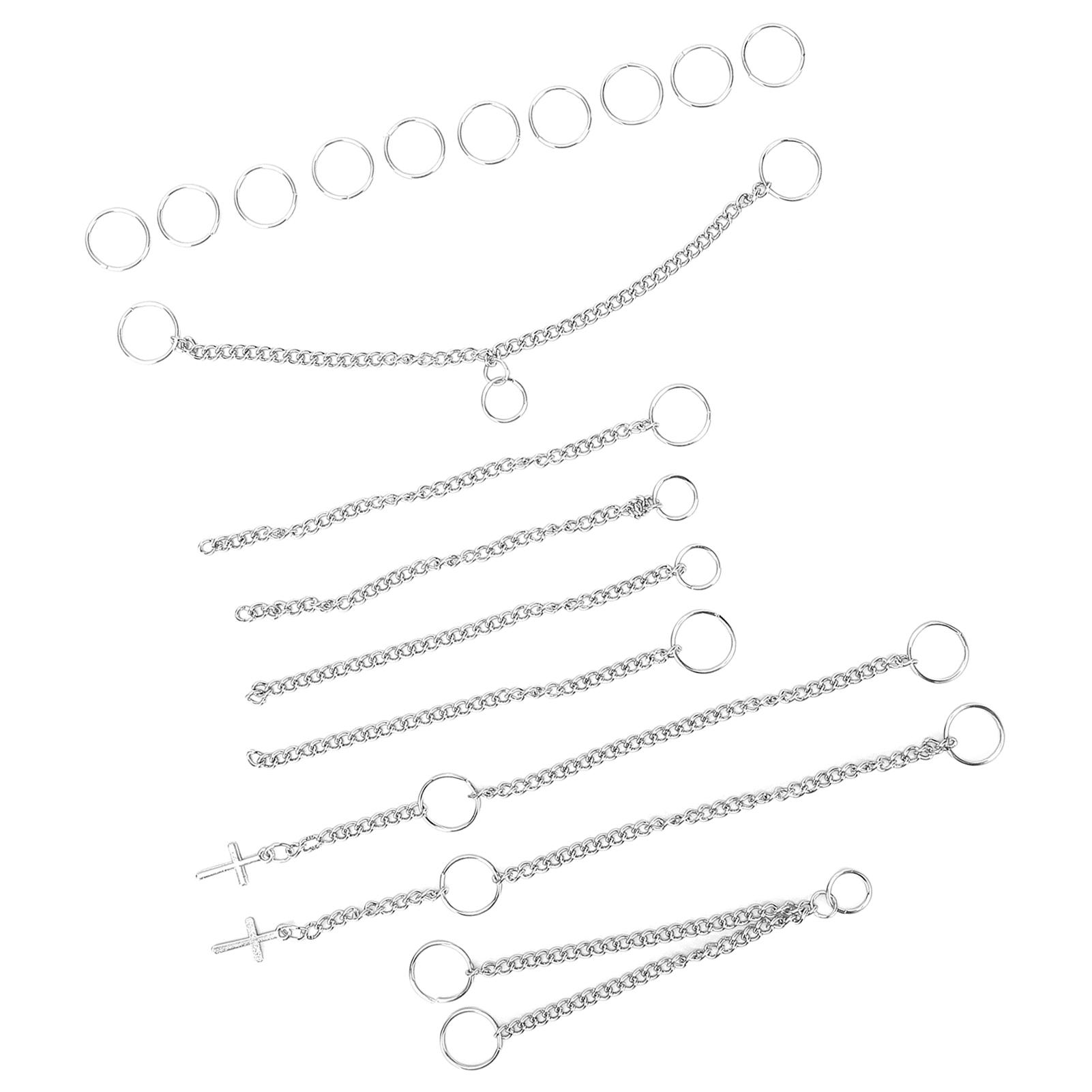 

Кольца для плетения волос в стиле панк DIY Украшение для волос Дреды Кольцо Кольцо для волос Цепи