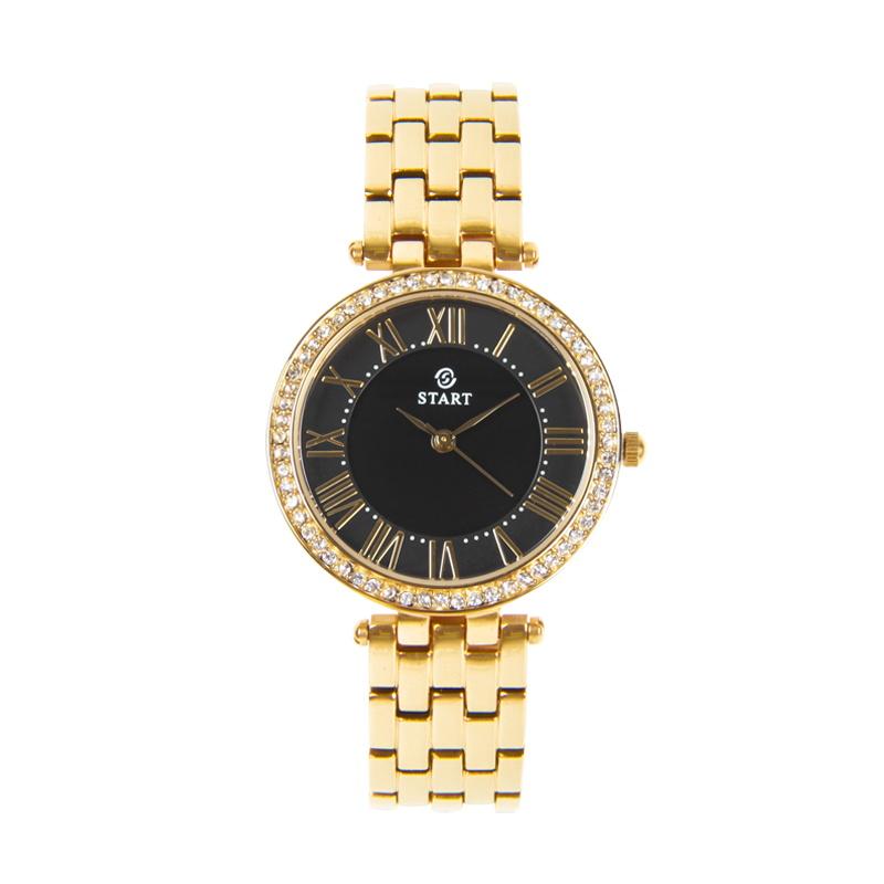 Start Moda kadın saati Kuvars İzle Zarif Roma Alfabesi Kadran Metal kadın saati Çeşitli Renkler