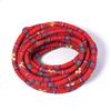5Yards 6mm Round Cotton Cord Colorful Ethnic Style Cord Rope String For DIY Handmade Clothing Sewing Jewelry Making Accessories