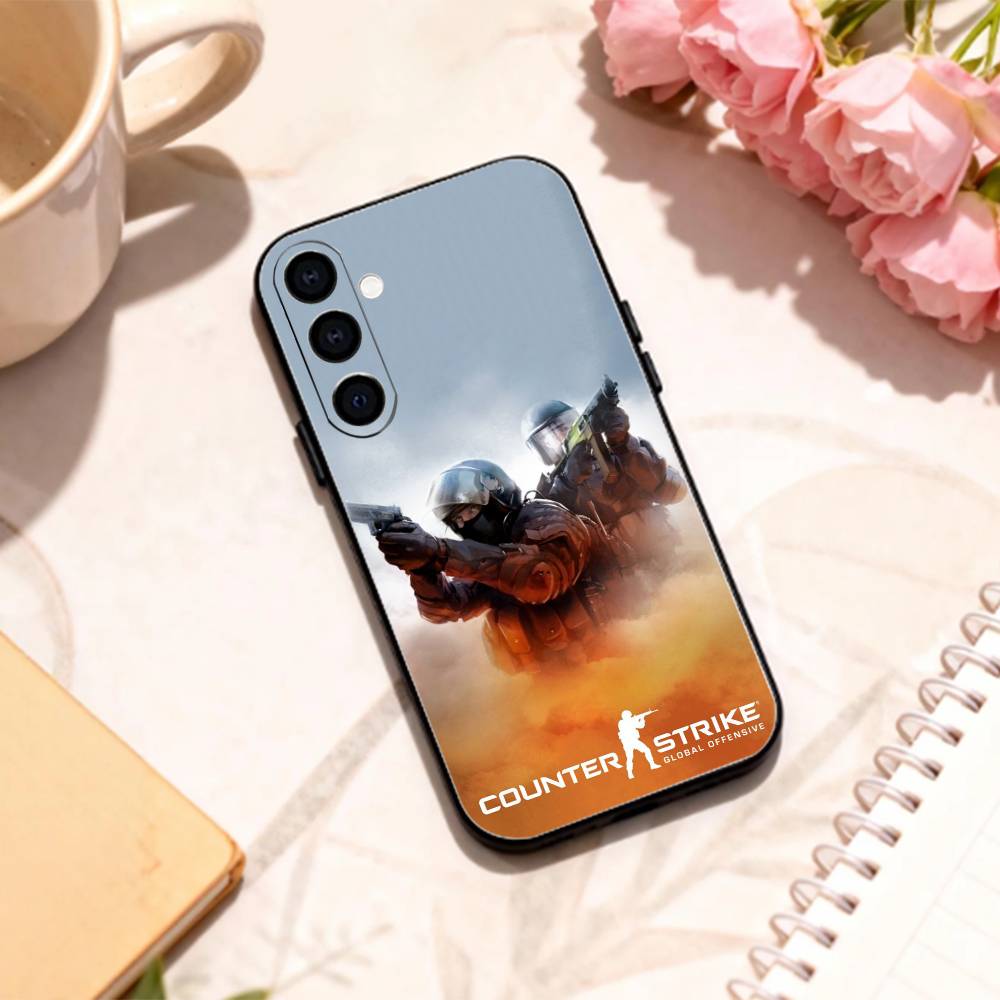 G-Game C-CS2 C-Counter S-Strikes   phone Case For Samsung Galaxy A73,A72,A71,A70,A53,A52,A51,Others Soft Black Shell