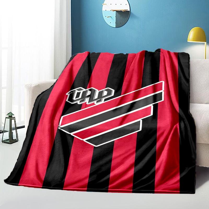 Red And Black Sport Emblem Printed Throws Blanket Soft Flannel Blankets for Couch Bed Gifts for Men Women Picnic blanket Christmas gifts