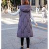 Women's Autumn and Winter Solid Color Hooded Loose Thickening Warm Sleeveless Vest Women's Jacket