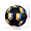 Pallone da Calcio Mansfield Town FC taglia 5, colorato, adatto a tutte le età, cucito a macchina, materiale PVC, qualità da competizione, durevole e ad alto rimbalzo