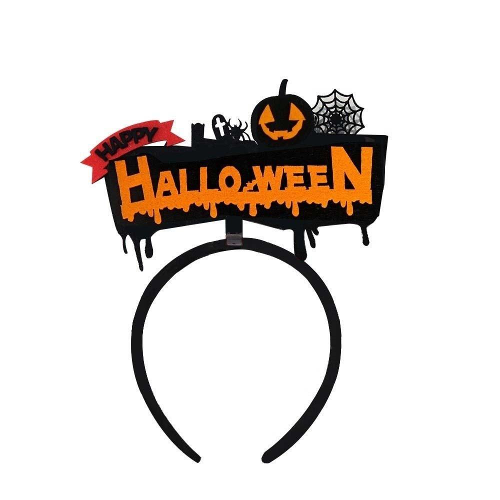 Pumpkin Halloween Pumpkin Headband Eyeball Ghost Festival Headpiece Holiday Gathering