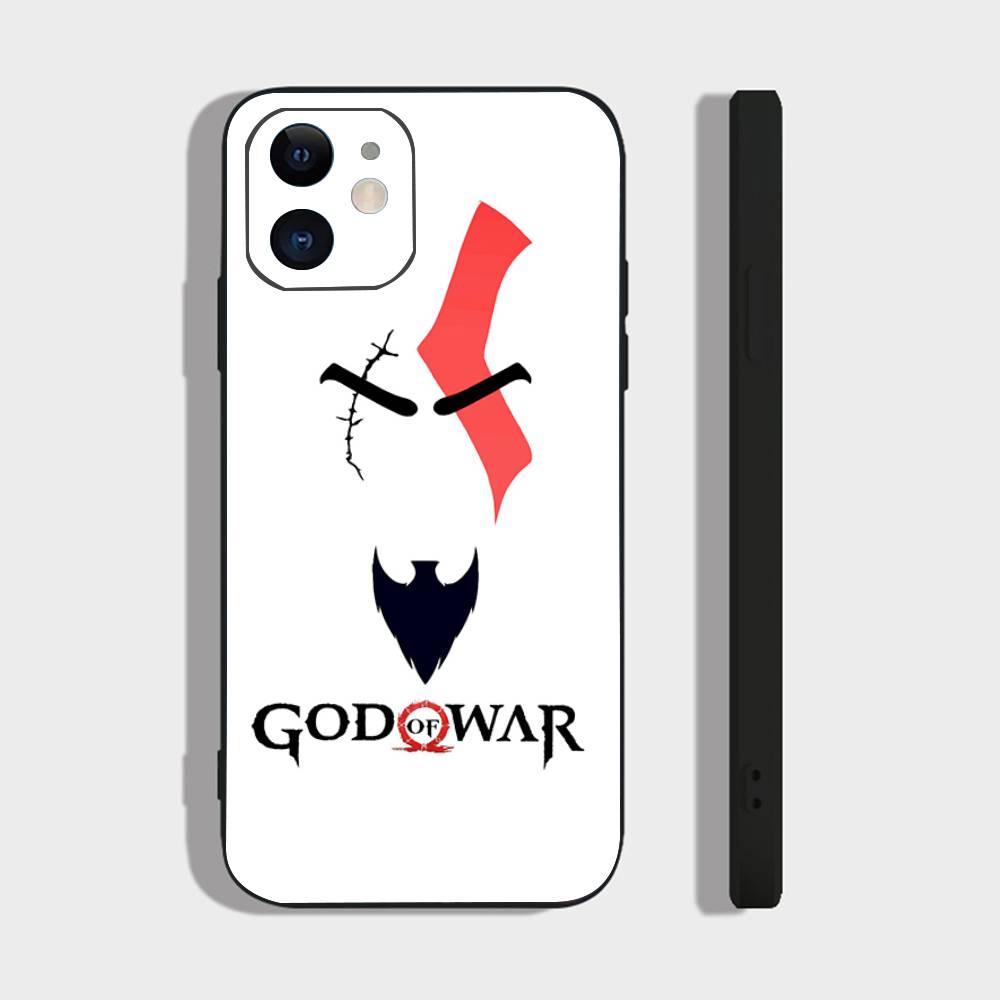 

G-God O-Of W-War Game Phone Case For IPhone 17 Air 16 15 14 13 Pro Max 11 12 Black Silicone Cover IPHONE 15PLUS