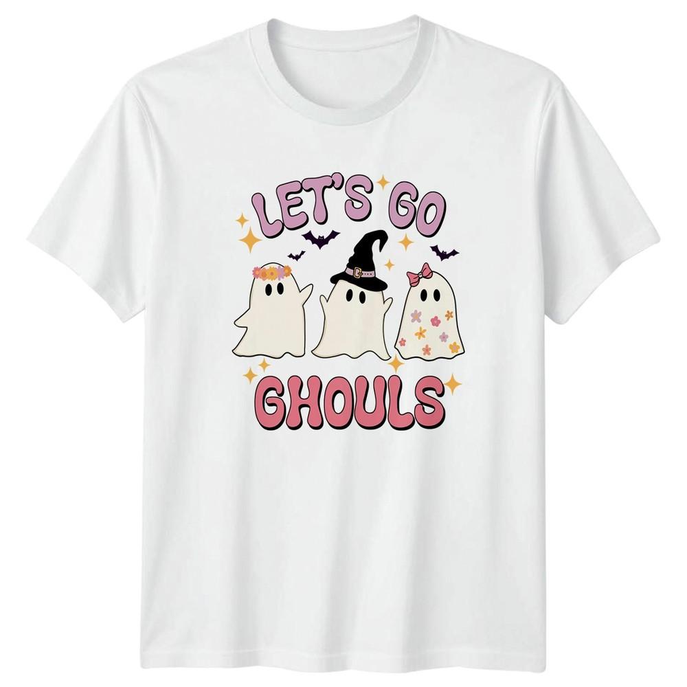 Lets Go Ghouls Unisexs TShirt Halloween Gift For Her S