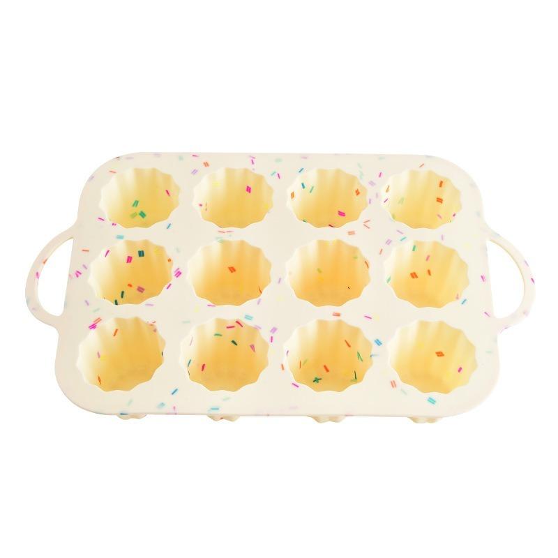 Mousse Cake Mold Silicone Baking Tins Baking Tray Silicone Cupcake Pan Muffin Tin Baking Pan Reusable Baking Cups