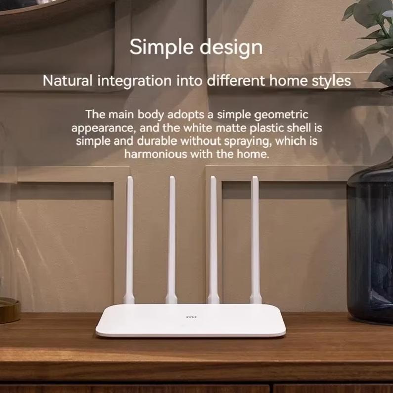 Xiaomi 5G Home Smart Router 4A Gigabit Edition Dual Gigabit 1200M Dualband-WLAN-Geschwindigkeit Vier Antennen für Wanddurchdringung Dualband-Integration