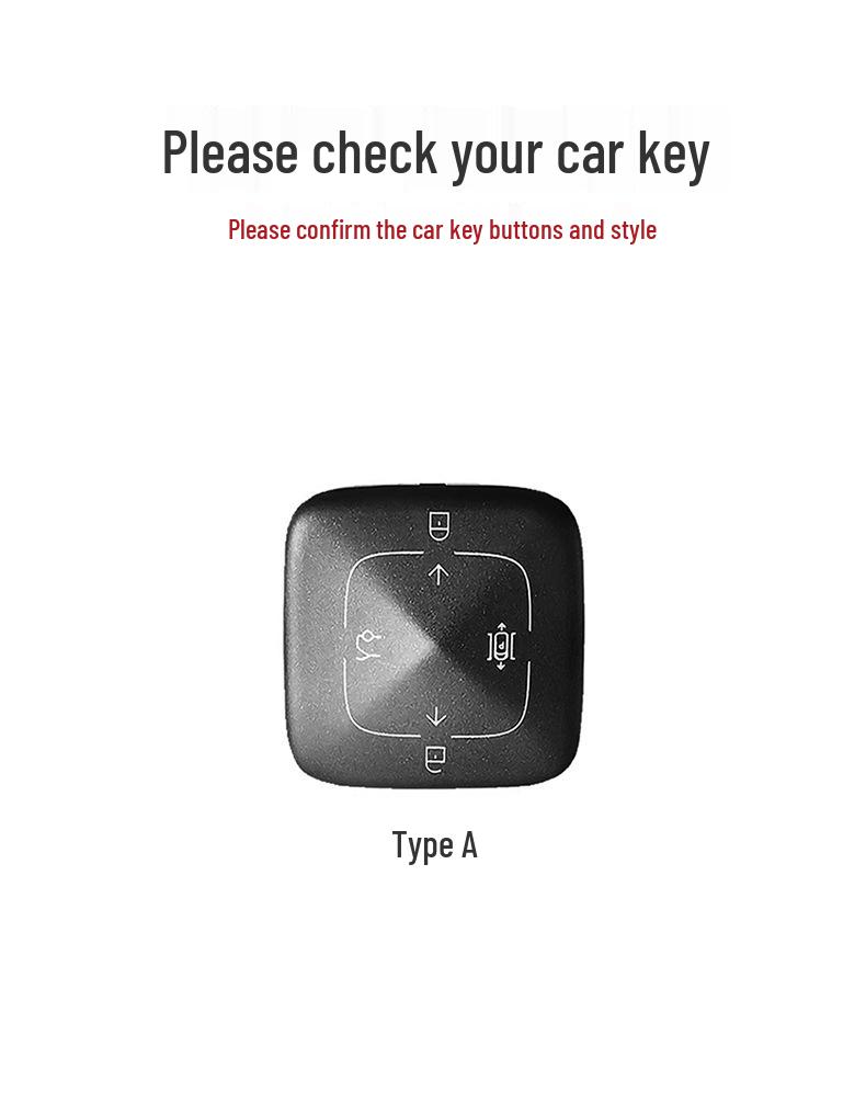 High-Quality Suede Key Case and Keychain for Zeekr 001/007/X/7X Bluetooth Models