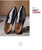 Men's Patent Leather Formal Shoes - Shiny Cowhide Pointed Toe Wedding Dress Shoes