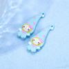 7/35PCS Zinc Alloy Painted Cute Witch Cat Pendant DIY Phone Chain Keychain Necklace Accessories Hanging Decor